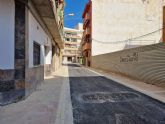 El alcalde de Lorca en funciones supervisa el final de las obras de remodelacin de la calle Juan XXIII, Hernando de Burgos y Prroco Antonio Llamas