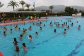 Unos 250 ninos vienen participando este verano en la Escuela de Verano Polideportiva en el Polideportivo Municipal