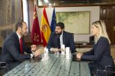 Lpez Miras y Bauz coinciden en la importancia de elevar a la Comisin Europea la solicitud de ayudas para el Mar Menor