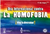 El Ayuntamiento de Totana conmemora hoy el Da Internacional contra la Homofobia, con la organizacin de talleres de sensibilizacin