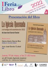 Juan Jos Garca Ciudad protagonista del primer da de la Feria del Libro de Calzada de Calatrava