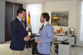 El Mar Menor y las infraestructuras centraron la reunin del consejero de Fomento, Pedro Rivera con el Alcalde en su visita de trabajo a San Javier