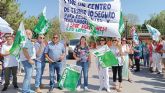 SATSE Murcia se concentra contra las agresiones en el CPD ´López Ambit´