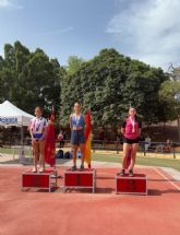 Gran representacin del atletismo aguileno en el Campeonato de Espana Sub14 y Campeonato Regional Sub18