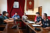 Reunión de coordinación con la Policía Local de Mula y la Guardia Civil