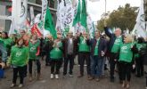 Delegados sindicales de CSIF de la Regin de Murcia participan en Madrid en la protesta contra la reforma de la LOPJ