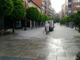 El Ayuntamiento de Molina de Segura y Sercomosa  llevan a cabo la limpieza de choque y desinfeccin en va pblica, edificios pblicos, parques y jardines y contenedores de residuos para prevenir expansin del COVID-19