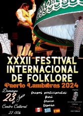 Puerto Lumbreras celebrará el XXXII Festival Internacional de Folklore el domingo, 23 de junio