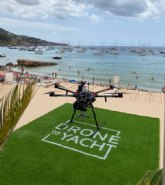 Llegan los primeros envos con drones delivery a yates en Ibiza