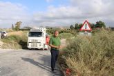 El cauce del ro Guadalentn a su paso por Lorca se limpiar la ltima semana de este mes