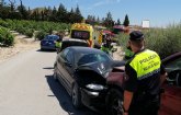 3 heridos en accidente de trfico ocurrido en Molina de Segura