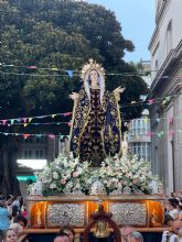 La Patrona de guilas sale a la calle por el Da de los Dolores