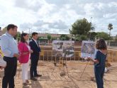 La Comunidad avanza en la construccin del sistema de pluviales de la Ciudad del Aire de San Javier que reducir los danos por inundaciones