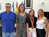 La jinete Sara Garca demuestra su vala en el Campeonato de Espana de Doma Clsica 2024