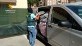 La Guardia Civil intercepta en la autova del Mediterrneo una autocaravana con cerca de 300 kilos de cogollos de marihuana