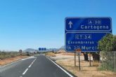 Arreglo de carretera para mejorar la conexión entre Roche Alto con la autovía a Cartagena y Murcia