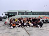 Los jóvenes blancos parten hacia León para celebrar el XI Encuentro de Jóvenes Cofrades