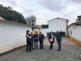 Visita a las actuaciones de renovación de la plaza de La Ermita y su entorno, en Puerto Lumbreras