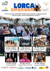 'Lorca Emergente' regresa con conciertos gratuitos de bandas locales en las plazas del casco urbano 'Lorca Emergente' regresa con conciertos gratuitos de bandas locales en las plazas del casco urbano