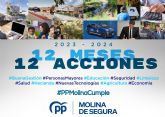El PP de Molina de Segura celebra el balance positivo de los 12 primeros meses de Gobierno del alcalde popular José Ángel Alfonso