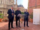 Todo listo para el inicio de la restauración del imafronte de la Catedral de Murcia