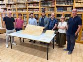 El Archivo recibe los mapas de La memoria del agua de San Gins realizados en el taller de patrimonio de Centros Culturales