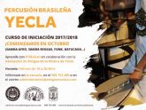 Percusin brasileña en la escuela de msica de la asociacin de amigos de la msica de Yecla