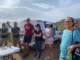 Limpieza de la playa de El Rafal con motivo del World Cleanup Day