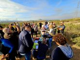 El bosque San Juan Pablo II, ya brilla en el Cabezo Ventura en Los Camachos