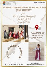 La Concejalía de Turismo organiza 3 Paseos literarios con el Infante don Juan Manuel por el Barrio del Castillo de Molina de Segura