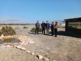 Observatorio de aves construido en la planta solar de Endesa en Totana