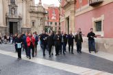 Los seminaristas felicitan la Navidad al obispo de Cartagena un año ms