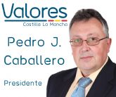 Valores ficha a Pedro Caballero, presidente nacional de CONCAPA