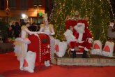 Papá Noel visita Totana este sábado cargado de regalos e ilusión con un ambientado desfile y una animada recepción de cartas