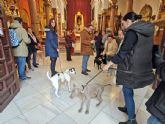 Sevilla. Se continua con la tradicin de la Bendicin de animales domstico en la parroquia de San Roque de Sevilla