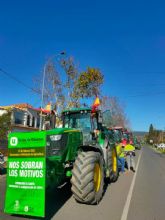 La tractorada de Unión de Uniones ha salido hoy y entrará mañana en Madrid hasta el Ministerio de Agricultura