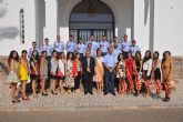 La Federacin de Peñas Huertanas y la Reina de la Huerta de Murcia visitan la Academia General del Aire