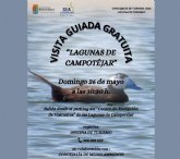 La Concejalía de Turismo de Molina de Segura organiza la visita guiada gratuita LAGUNAS DE CAMPOTÉJAR