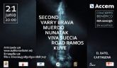 Second, Varry Brava, Nunatak, Viva Suecia, Muerdo, Road Ramos y Kuve en el concierto solidario de apoyo a los refugiados de Accem