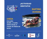 La Concejala de Juventud propone una actividad gratuita de rafting por el ro Segura