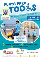 Presentacin del servicio de baño asistido en Playa Honda, viernes 21, a las 11:30 horas