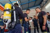 Bomberos de Cartagena estrenan 60 equipos de protección respiratoria