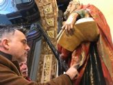 Cultura restaurar la imagen de San Andrs realizada por Francisco Salzillo que preside el altar de la iglesia homnima de Murcia