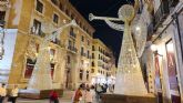 Dos angelotes gigantes de ms de 8 metros de altura protagonizarn el encendido de luces en la plaza de Santo Domingo