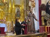 La UCAM dona una escultura de San Francisco de Asís a la iglesia castrense de Santo Domingo, en Cartagena