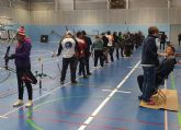 121 arqueros participan en la la cuarta jornada de la liga regional de sala de tiro con arco disputada en Las Torres de Cotillas