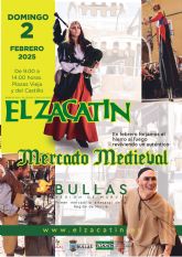 'El Zacatn' de febrero se trasforma en mercado medieval con recreaciones histricas, espectculos y talleres