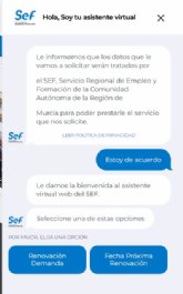 El SEF activa nuevos canales de comunicacin y atencin para personas desempleadas