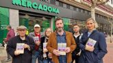 Los piquetes de Podemos apoyan las movilizaciones del campo a las puertas de los grandes supermercados