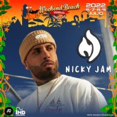 Nicky Jam, la estrella top latina, headliner sorpresa en Weekend Beach Festival Torre del Mar